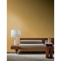 Casamance|Wallpaper linen mustard yellow|Fabric Imitation
