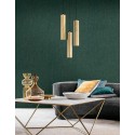 Casamance|Papier peint lin vert émeraude|Papier Peint