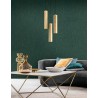 Casamance|Papier peint lin vert émeraude|Papier Peint