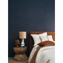 Casamance|Leinentapete marineblau|Tapeten