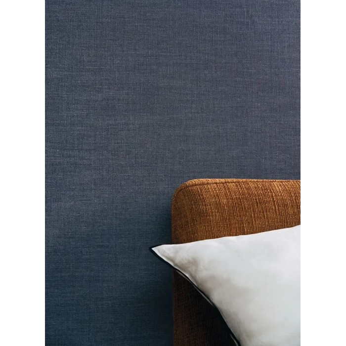 Casamance|Papier peint lin bleu marine|Papier Peint