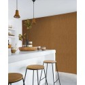 Casamance|Papier peint lin brun naturel|Imitation Tissu