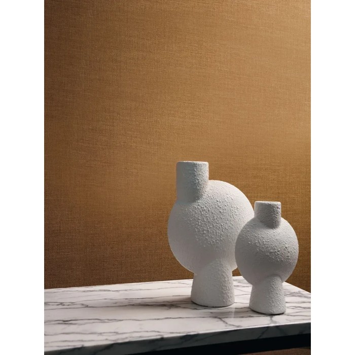 Casamance|Leinentapete naturbraun|Textilimitation