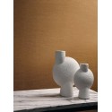 Casamance|Papier peint lin brun naturel|Imitation Tissu