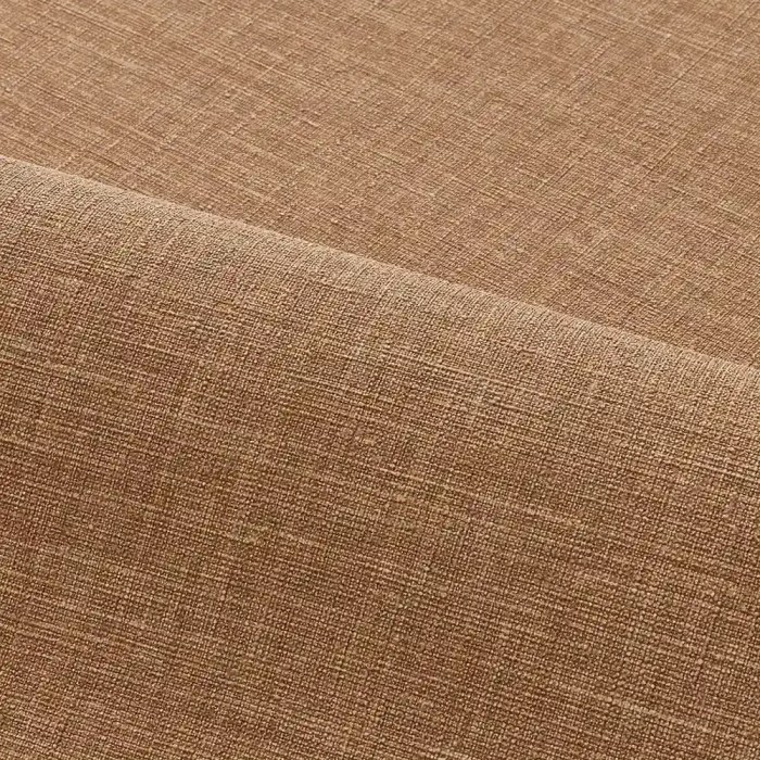 Casamance|Wallpaper linen dusky brown|Fabric Imitation