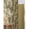 Casamance|Leinentapete braun ethnischer Stil|Hochwertige