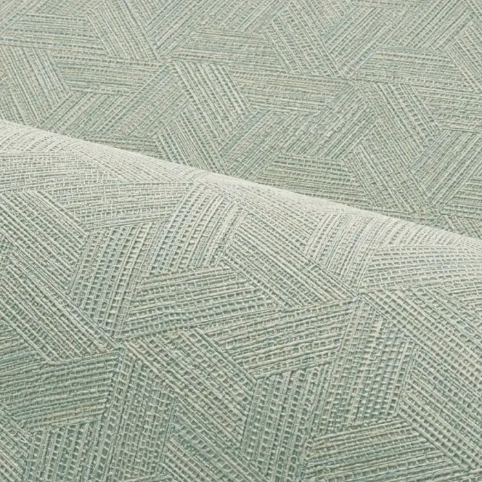 Casamance|Moderne Intarsien Tapete wassergrün|Tapeten