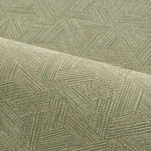 Casamance|Wallpaper modern marquetry water green|Wallpaper 2