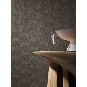 Casamance|Moderne Intarsien Tapete elfenbein|Hochwertige 2