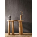 Casamance|Papier peint marqueterie moderne noir|Haut Gamme