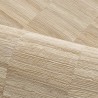 Casamance|Papier peint fibre naturelle rayée beige|Haut Gamme