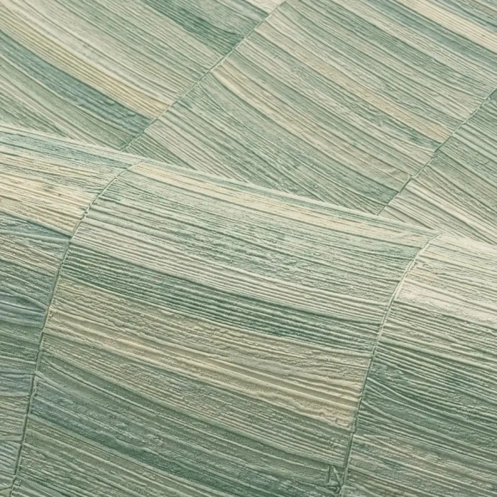Casamance|Papier peint fibre naturelle rayée vert clair|Papier Peint