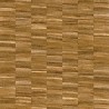 Casamance|Naturfaser Tapete gestreift braun|Hochwertige