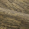 Casamance|Naturfaser Tapete anthrazit-gold|Hochwertige