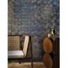 Casamance|Wallpaper Ginkgo leaves blue and gold|High-End