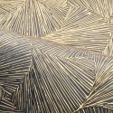 Casamance|Ginkgo Blätter Tapete blau-gold|Hochwertige