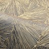 Casamance|Ginkgo Blätter Tapete blau-gold|Hochwertige