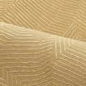 Casamance|Papel pintado moderno hojas doradas con nervaduras|Alta Gama