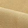 Casamance|Papel pintado moderno hojas doradas con nervaduras|Alta Gama