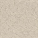 Casamance|Papier peint tropical grège avec feuilles balinaises|Tropical