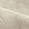 Casamance|Wallpaper tropical greige with Balinese leaves|Tropical