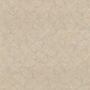Casamance|Ginkgo Blätter Tapete blau-gold|Hochwertige