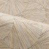 Casamance|Tropische Tapete beige-grau mit Ginkgo-Blättern|Orientalisch