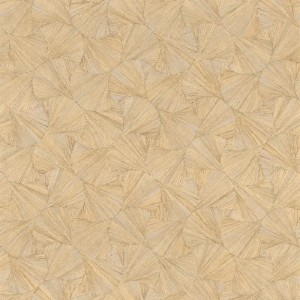 Casamance|Ginkgo Blätter Tapete blau-gold|Hochwertige