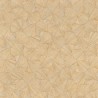 Casamance|Papier peint tropical beige paille avec éventails de Ginkgo|Haut Gamme