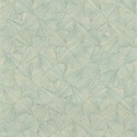 Casamance|Papier peint tropical vert d’eau avec feuilles exotiques de Ginkgo|Haut Gamme