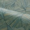 Casamance|Wallpaper tropical emerald green with Ginkgo leaves|High-End
