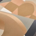 Casamance|Papier peint moderniste brun et doré géométrique|Papier Peint