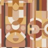 Casamance|Wallpaper modern multicolor geometric shapes|High-End
