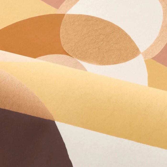 Papel pintado moderno formas geométricas multicolor - Casamance Faubourg Des Lumières 76250406