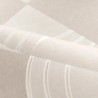 Casamance|Papier peint moderniste beige avec cercles entrelacés|Papier Peint