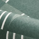 Casamance|Papier peint moderniste vert avec motif géométrique|Haut Gamme