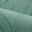 Casamance|Art-Déco Tapete grün-gold grafisch|Hochwertige