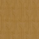 Casamance|Papier peint Art Déco brun et doré graphique|Haut Gamme