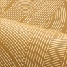 Casamance|Papier peint Art Déco brun et doré graphique|Haut Gamme
