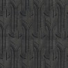 Casamance|Wallpaper Art Deco black and gold graphic|High-End
