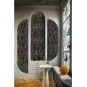 Casamance|Art-Déco Tapete schwarz-gold grafisch|Hochwertige