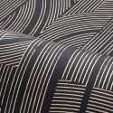Casamance|Art-Déco Tapete schwarz-gold grafisch|Hochwertige