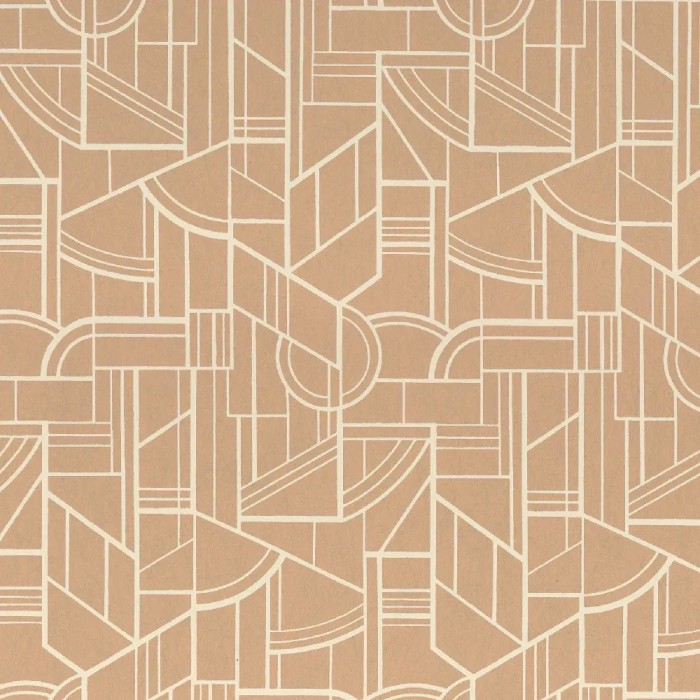 Casamance|Papel pintado geométrico rosa nude moderno|Geométrico