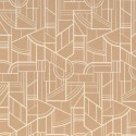 Casamance|Geometrische Tapete nuderosa modern|Geometrisch
