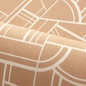 Casamance|Papel pintado geométrico rosa nude moderno|Geométrico Casamance|Papel pintado geométrico rosa nude moderno|Geométrico