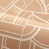 Casamance|Papier peint géométrique rose nude moderne|Géométrique