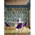Casamance|Papier peint moderne formes géométriques multicolores|Haut Gamme