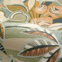 Casamance|Wallpaper Mexican green Tehuana flowers|High-End