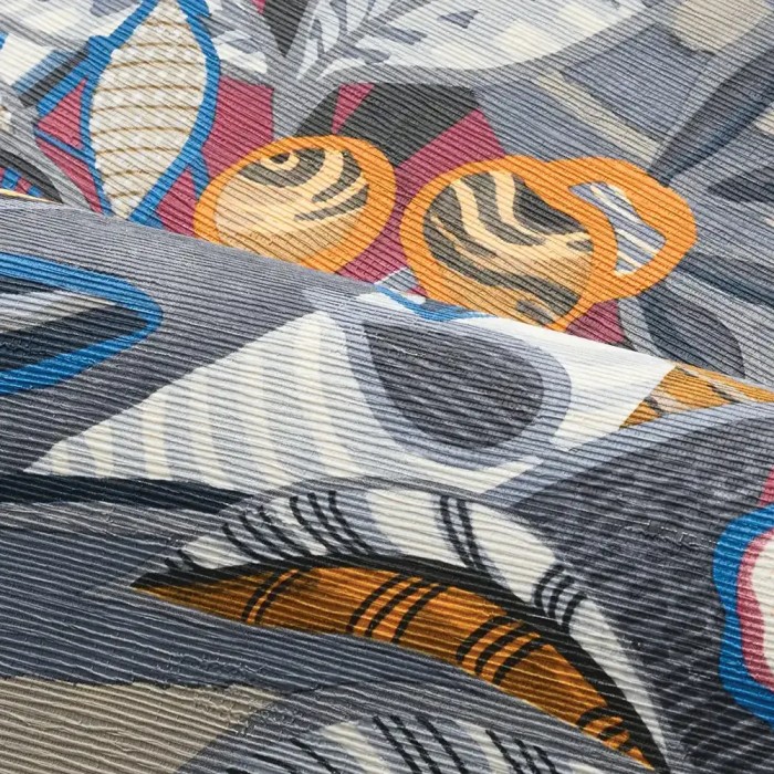 Casamance|Wallpaper Mexican blue Tehuana flowers|High-End
