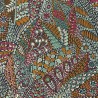Casamance|Papier peint mexicain multicolore fleurs et feuilles géométriques|Haut Gamme